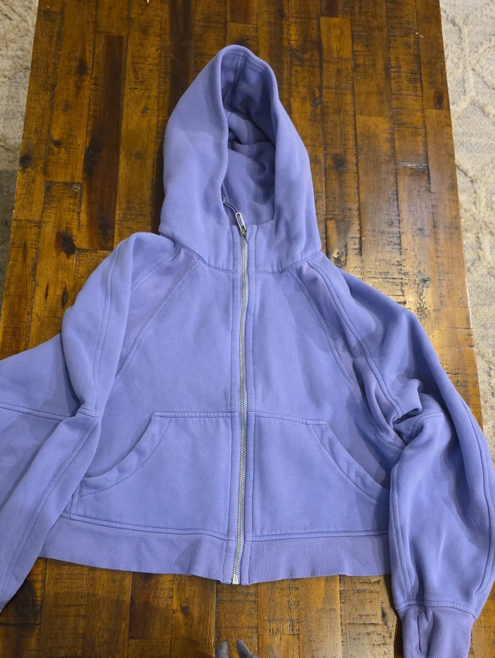 lululemon athletica Scuba Lilac Zip-Up Hooded Sweatshirt